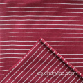 Alegable alta calidad 95%Rayon 5%Patrón de rayas de spandex Tela de camisa de punto solo para hombres Fabricación de ropa deportiva